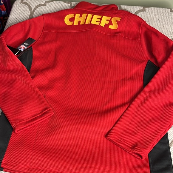 NFL team apparel Men's Quarter-Zip Pullover Sweatshirt with Zipper Pockets - Picture 12 of 15